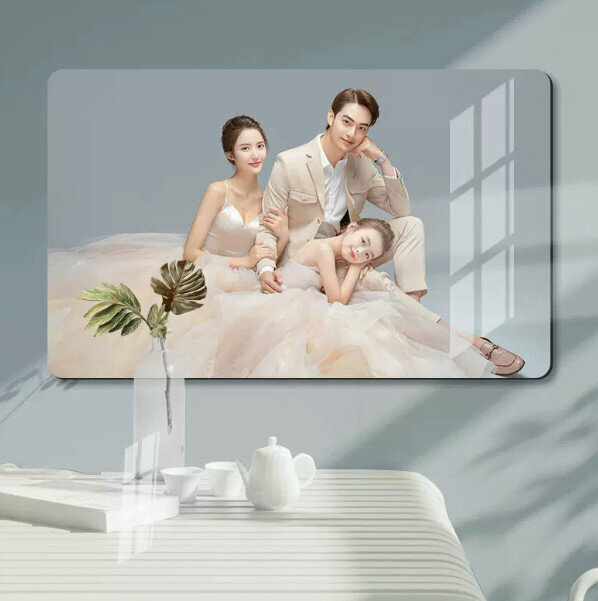 Hotly recommended Korean crystal wedding photo frame (crystal full screen 36 inches [61*91.4] cm (wall hanging))