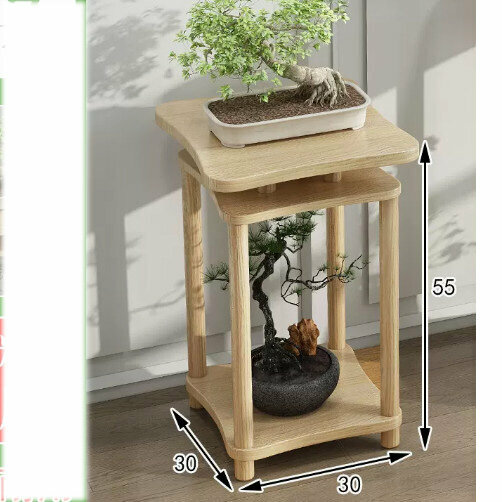 Hotly recommended wooden floor-standing flower stand (Xinlanchen No. 1 [primary color trumpet])