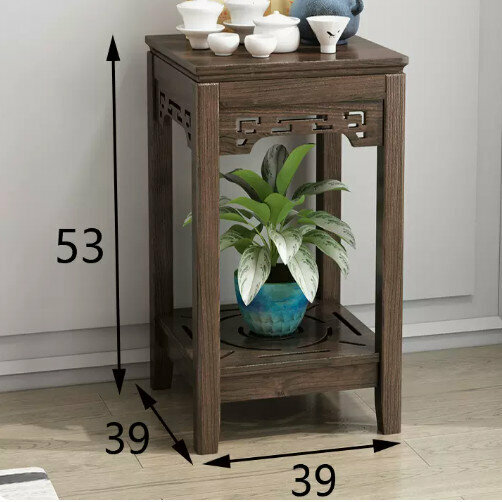 Hotly recommended wooden floor-standing flower stand ((large) Zhenpin small size)