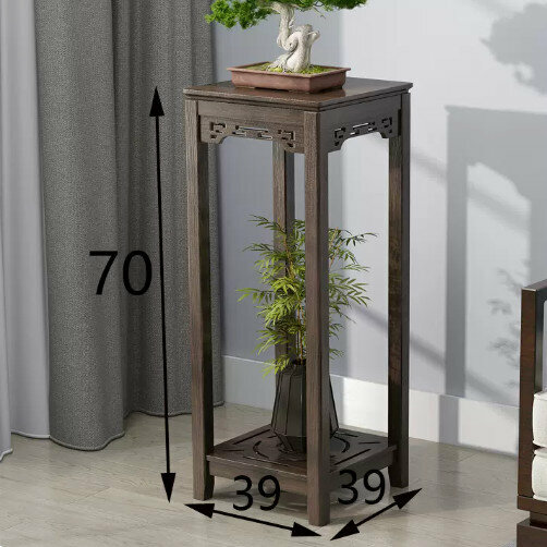 Hotly recommended wooden floor-standing flower stand ((large) Zhenpin medium size)