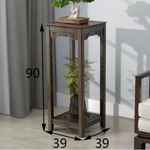 Hotly recommended wooden floor-standing flower stand ((large) Zhenpin large size)