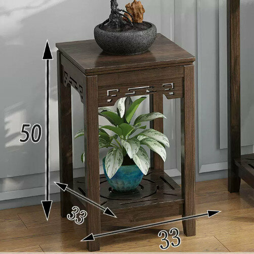 Hotly recommended wooden floor-standing flower stand (Zhenpin Chinese flower table [small size])