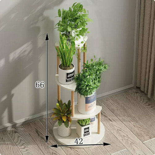 Hotly recommended wooden floor-standing flower stand (Peninsula Flower Stand [Small])