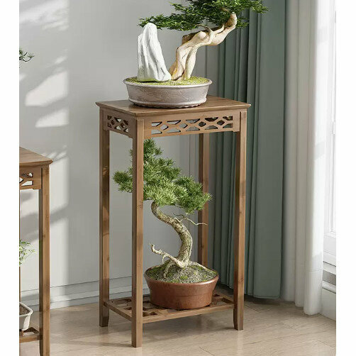 Hotly recommended wooden floor-standing flower stand (finely carved flower stand [48*30] large size)