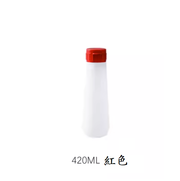 新款擠壓式液體調味瓶（紅色【420ml】1個裝）