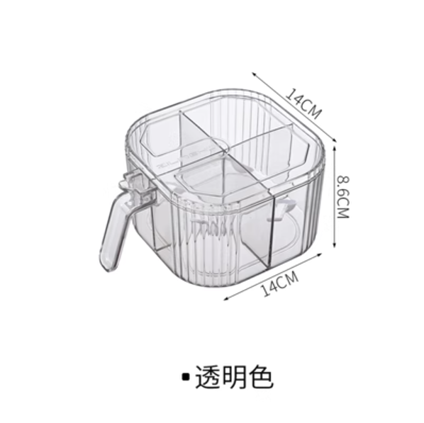 新款調味瓶（透明色【1個裝】）