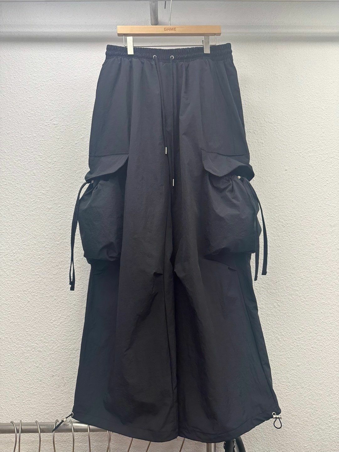 淨色工裝鬆身褲 GAME-037P