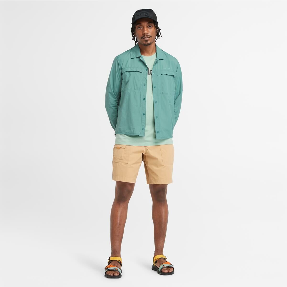 Timberland - 男裝防潑水寬版短褲