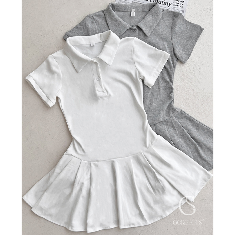 「C72 現+預」POLO好身材高爾夫連身裙