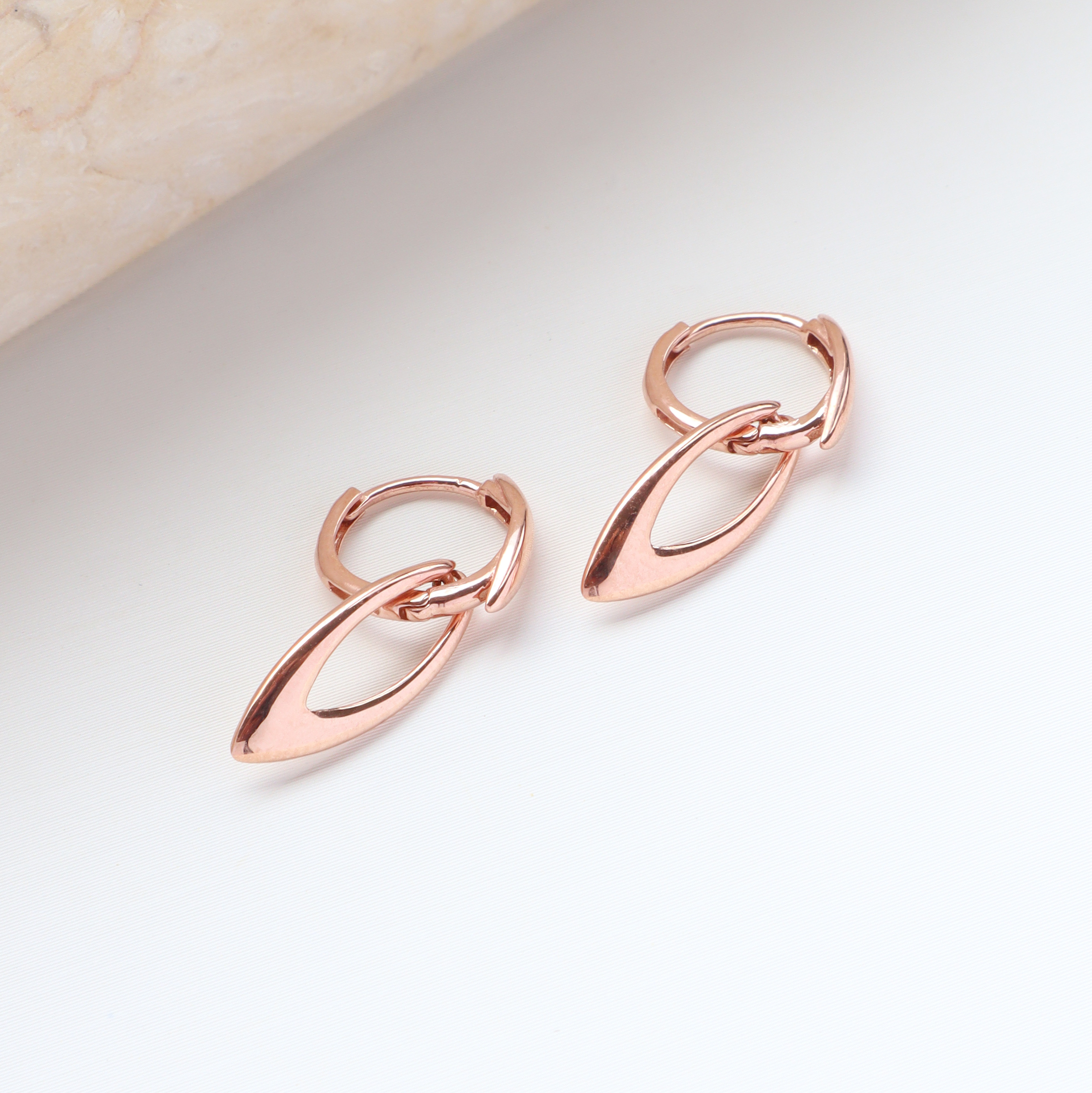 10K/幾何剪影耳環