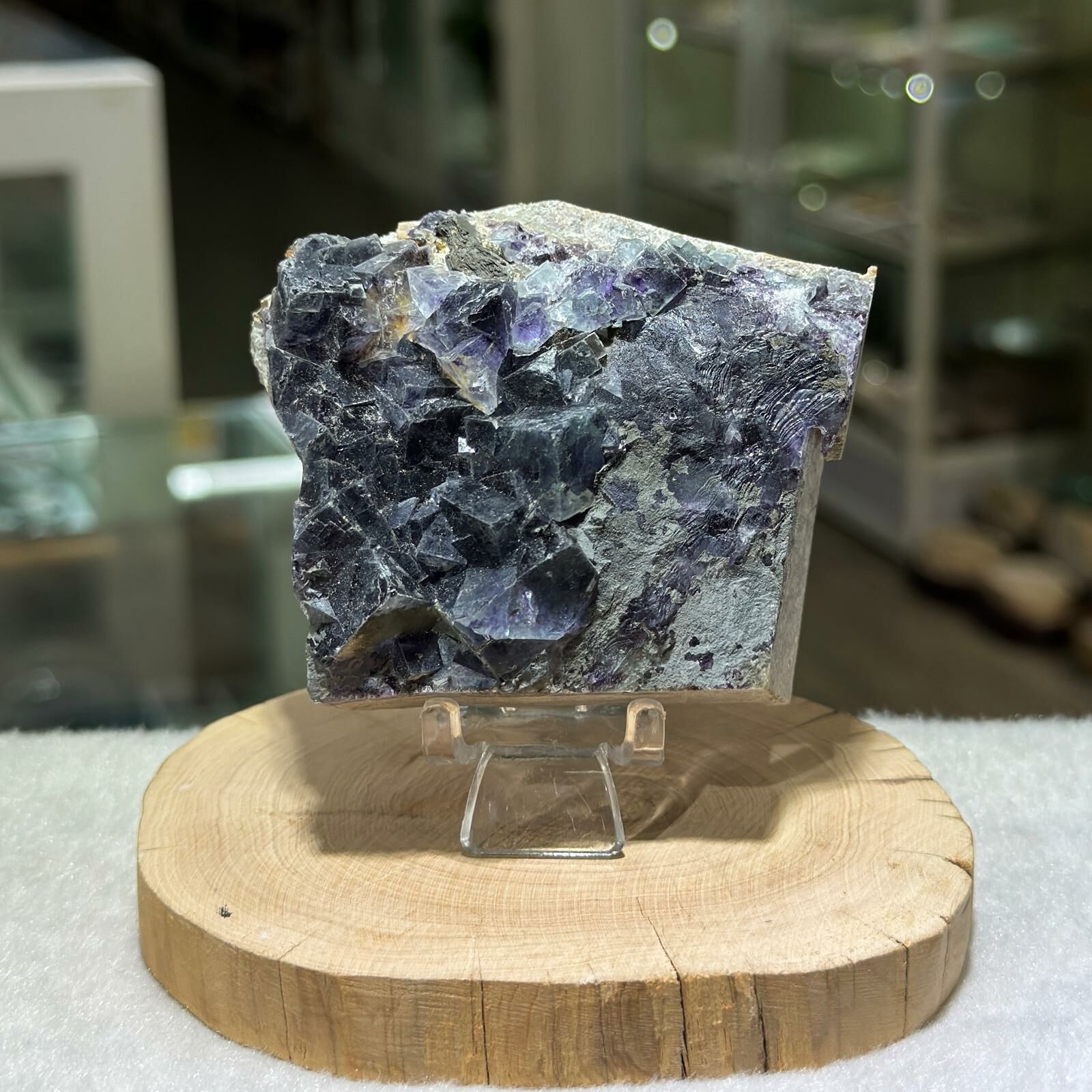 紫螢石水晶簇 ( 不連座 )