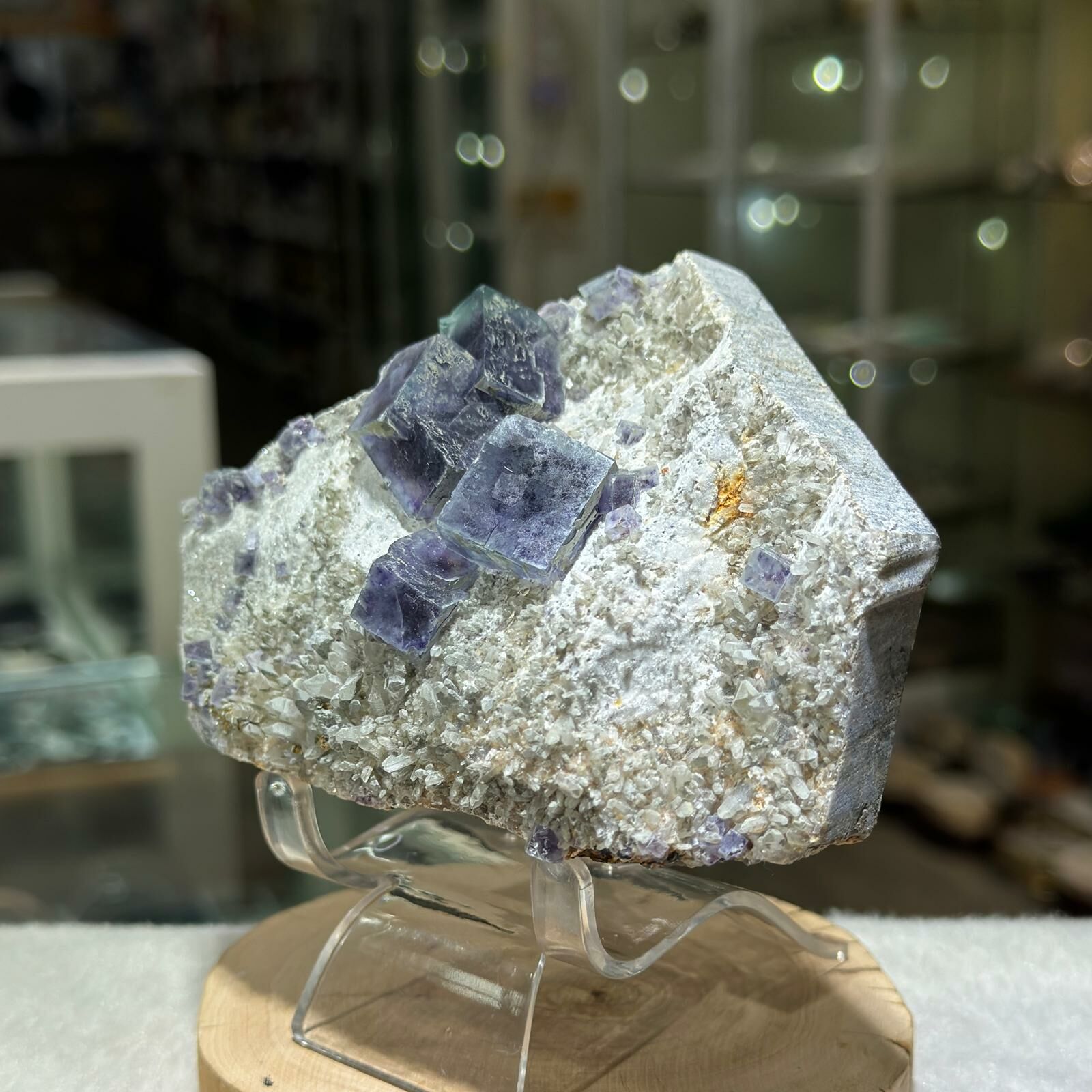 紫螢石水晶簇 ( 不連座 )