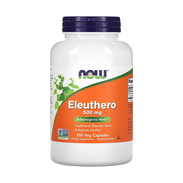 NOW Foods, Eleuthero, 500 mg, 250 Veg Capsules