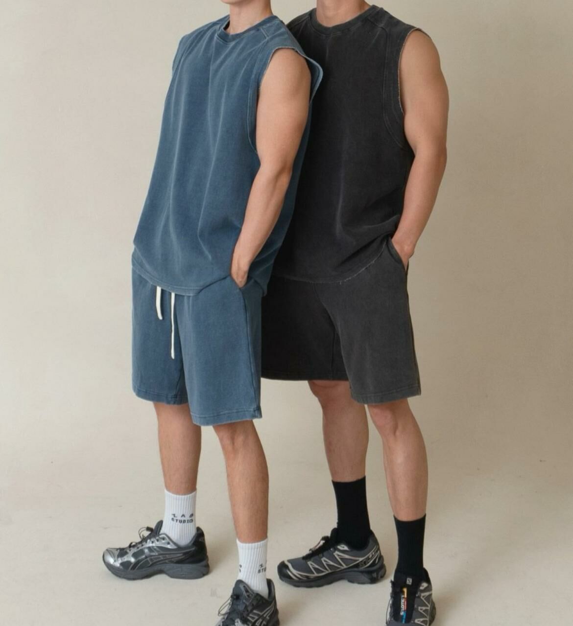 淨色棉質短褲 FATAL-022P