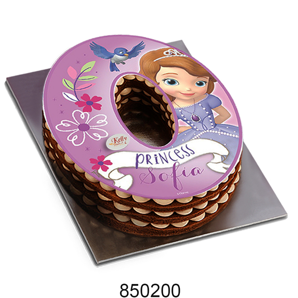 No. 0 Sofia Edible Image Cake