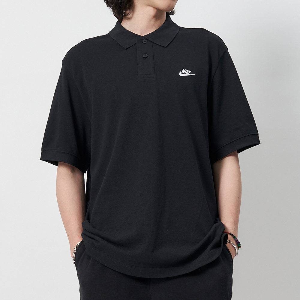 Nike Club 男款 黑色 休閒 日常 上衣 運動 POLO POLO衫 短袖 FN3895-010