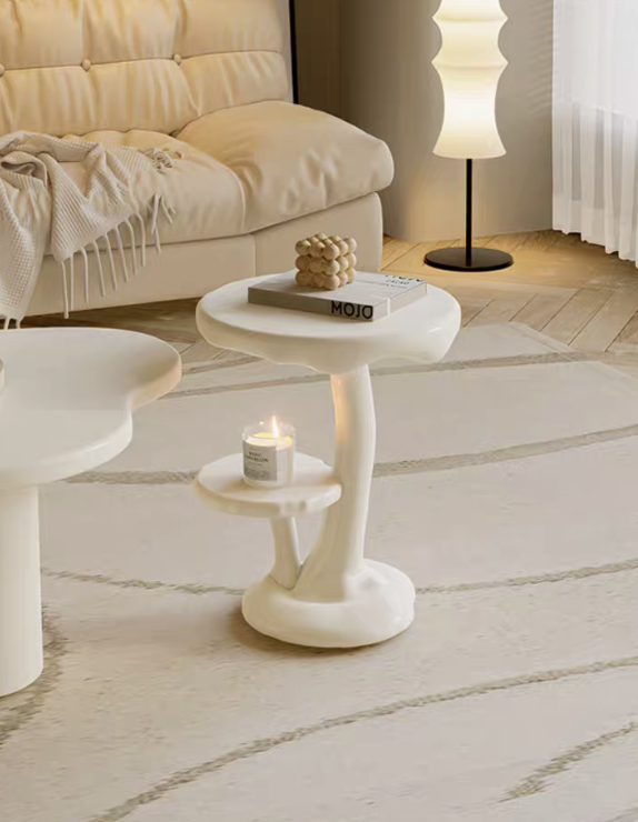 歐韻家居訂製館 蘑菇小茶几蘑菇邊几