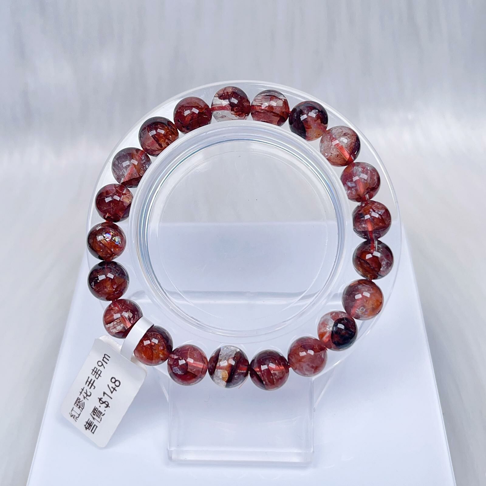 紅膠花手串9m CH1470