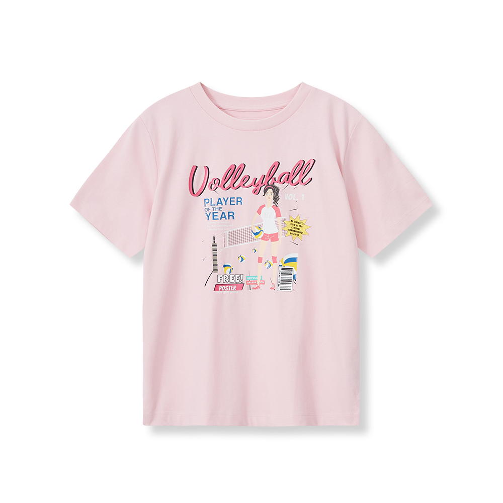 排球 印花T 恤