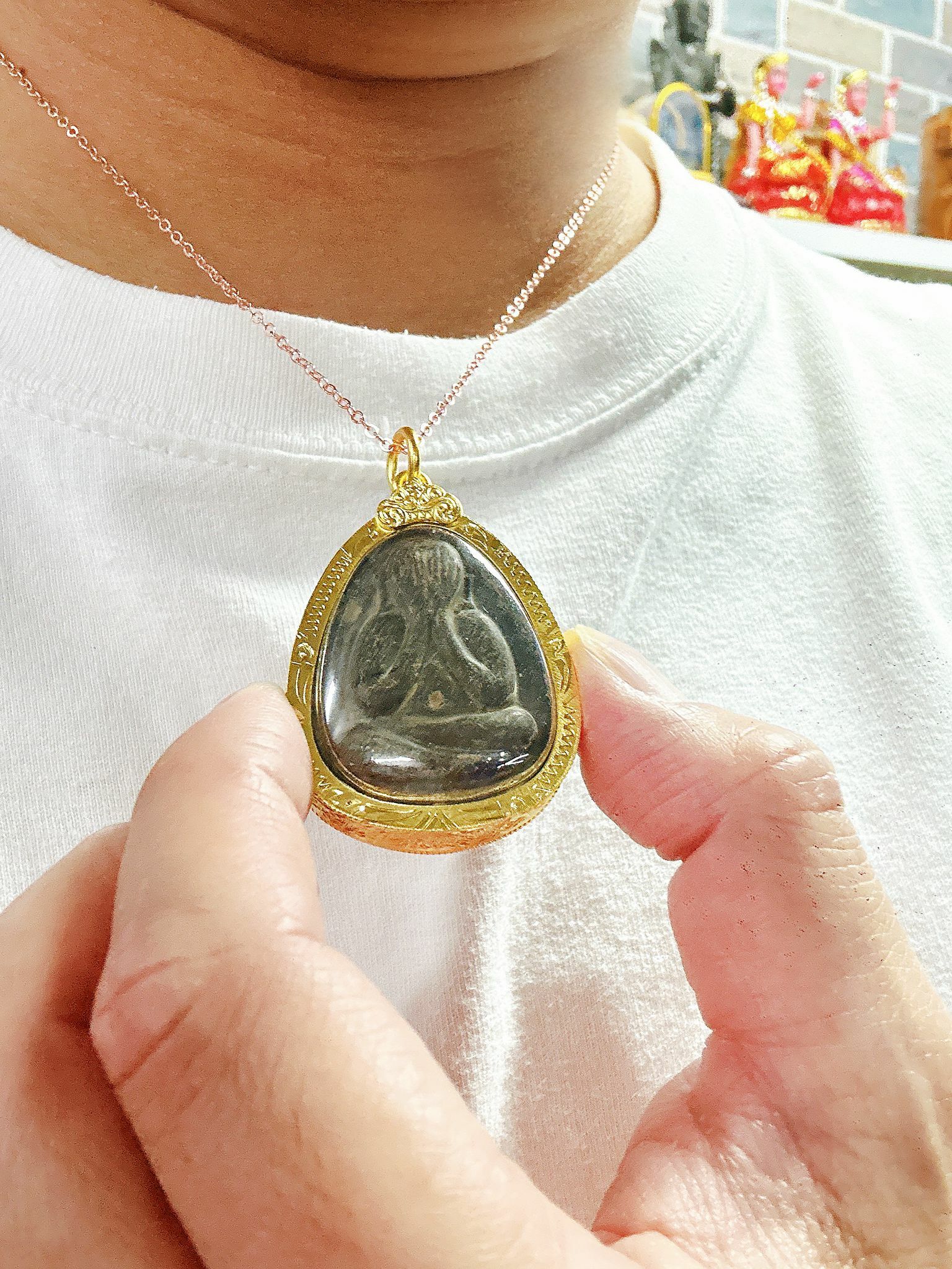 原廟供請 佛曆 2562 掩面必打佛護身牌