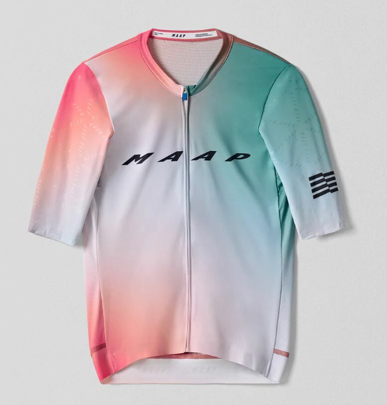 【MAAP】Blurred Out Pro Hex Jersey 男短袖車衣 - Flame Mix