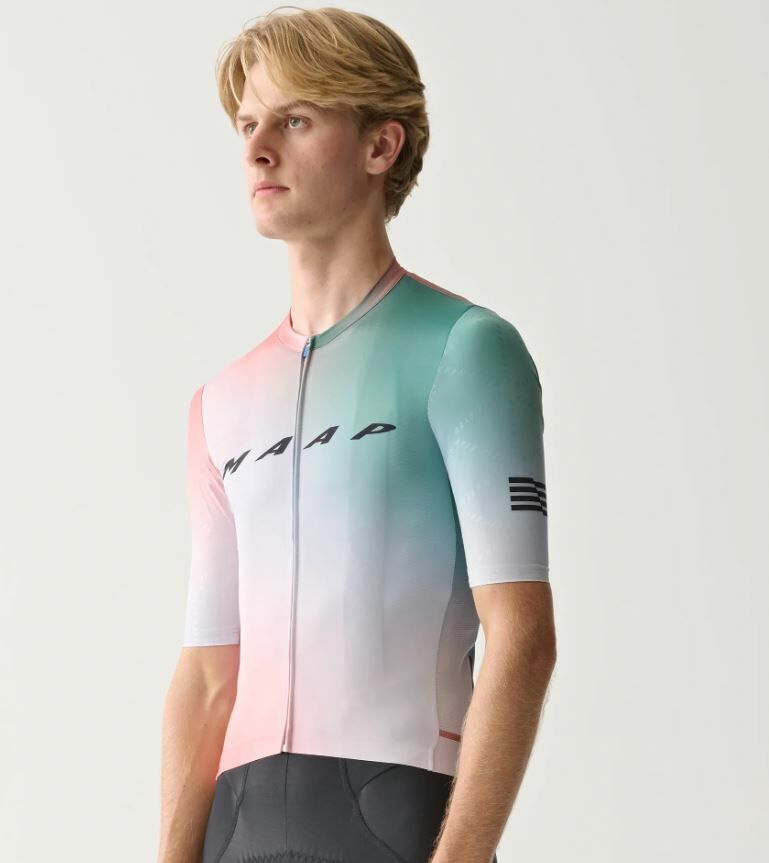 【MAAP】Blurred Out Pro Hex Jersey 男短袖車衣 - Flame Mix