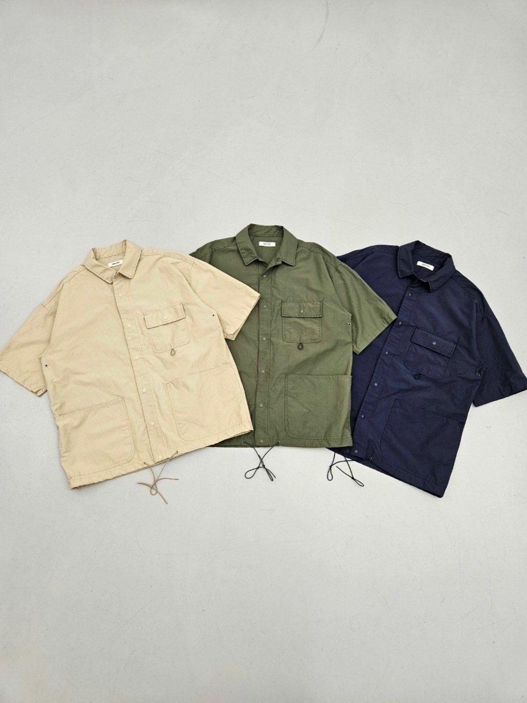 淨色袋口短袖恤衫 SPECTOR-070S