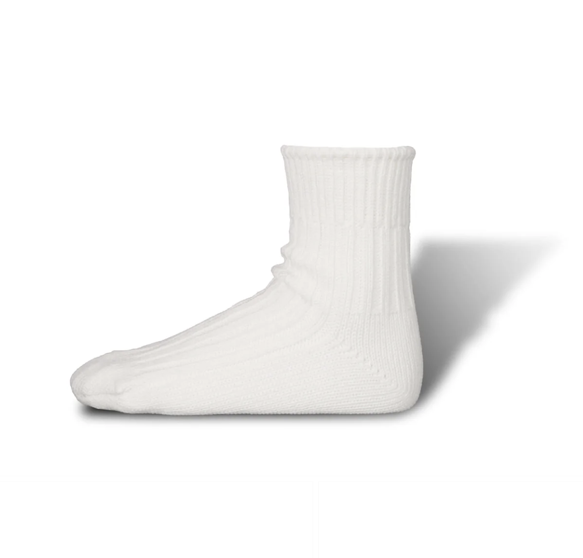 [現貨] Decka DE-26 Low Gauge Rib Socks White
