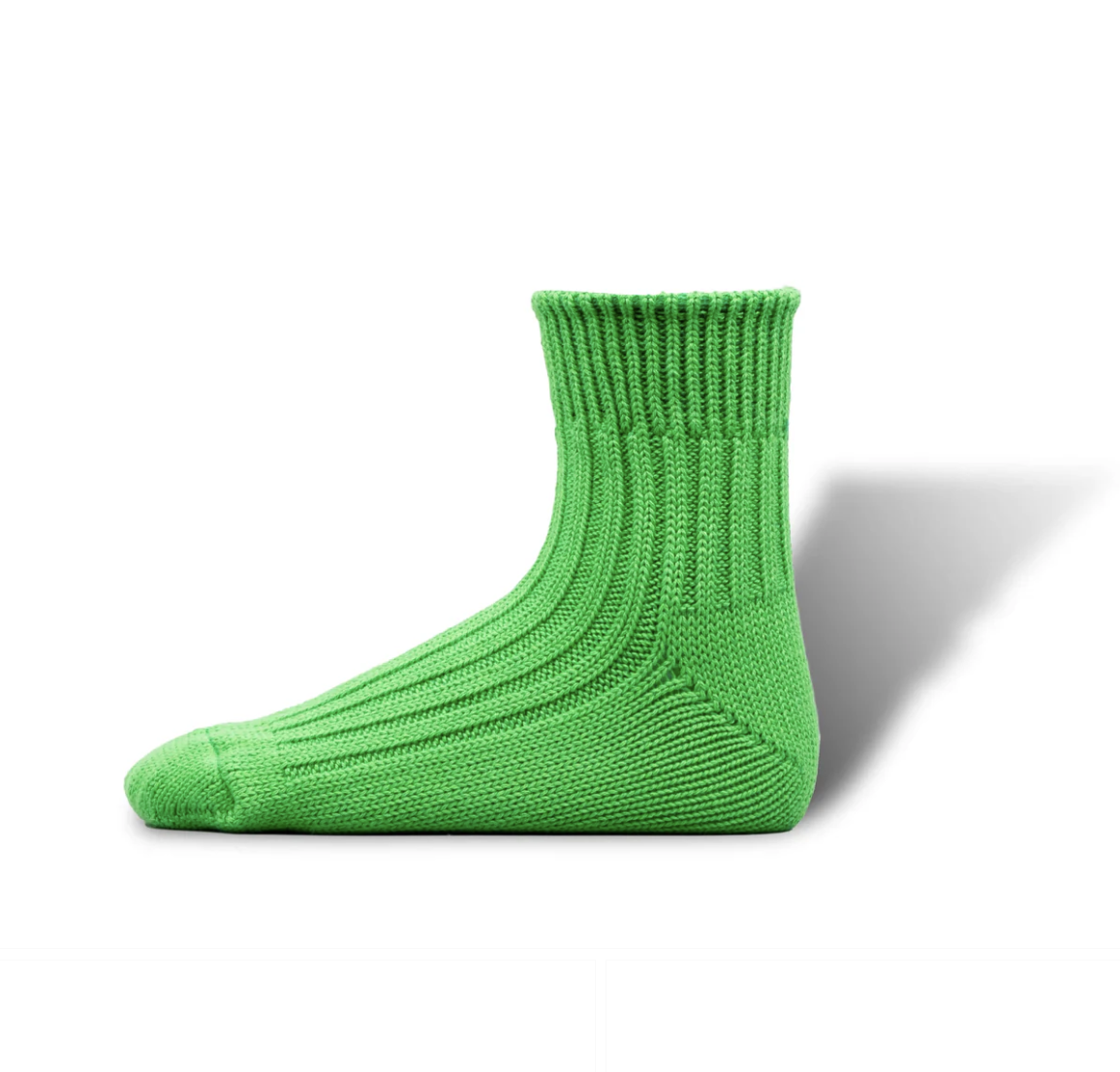 [現貨] Decka DE-26 Low Gauge Rib Socks "Neon Green"
