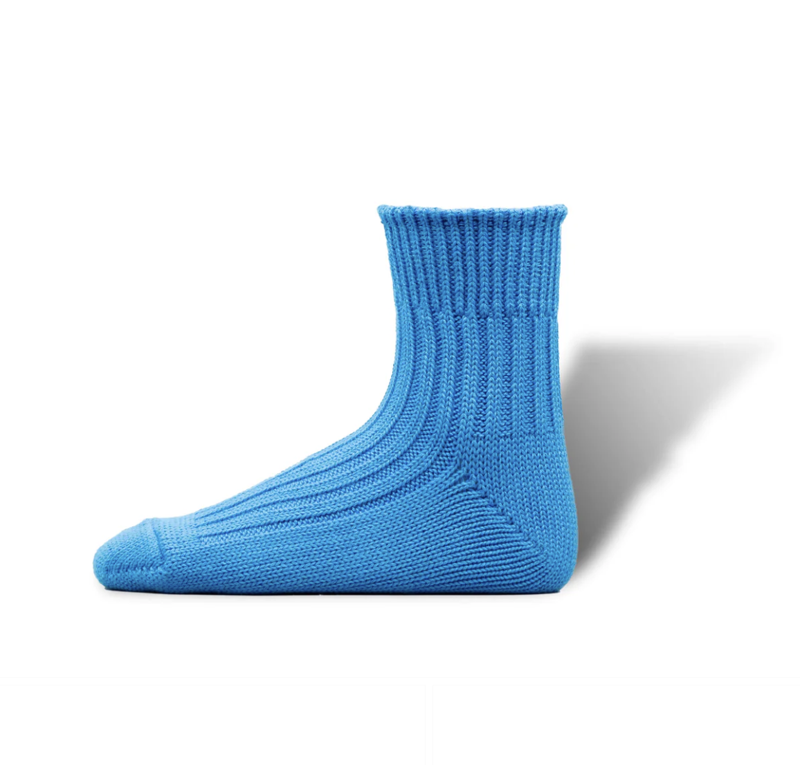 [現貨] Decka DE-26 Low Gauge Rib Socks "Neon Blue"
