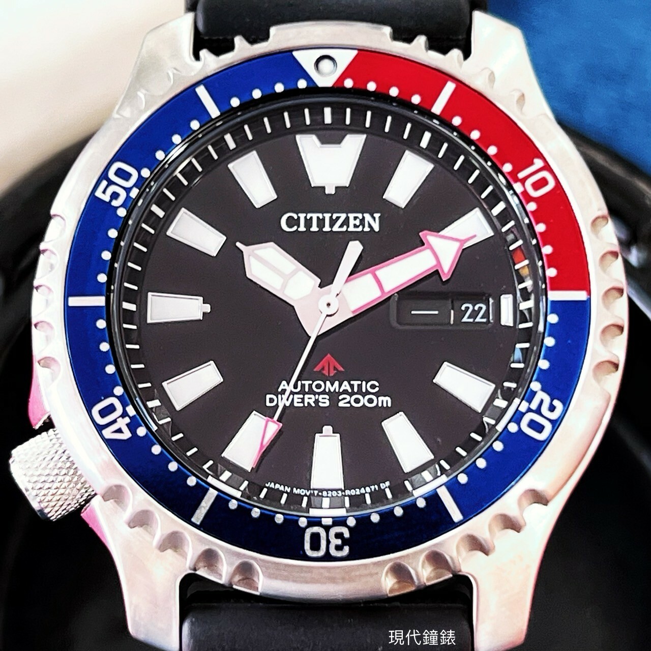 【CITIZEN星辰】PROMASTER 可樂圈河豚限量機械潛水錶 NY0088-11E 42mm 現代鐘錶