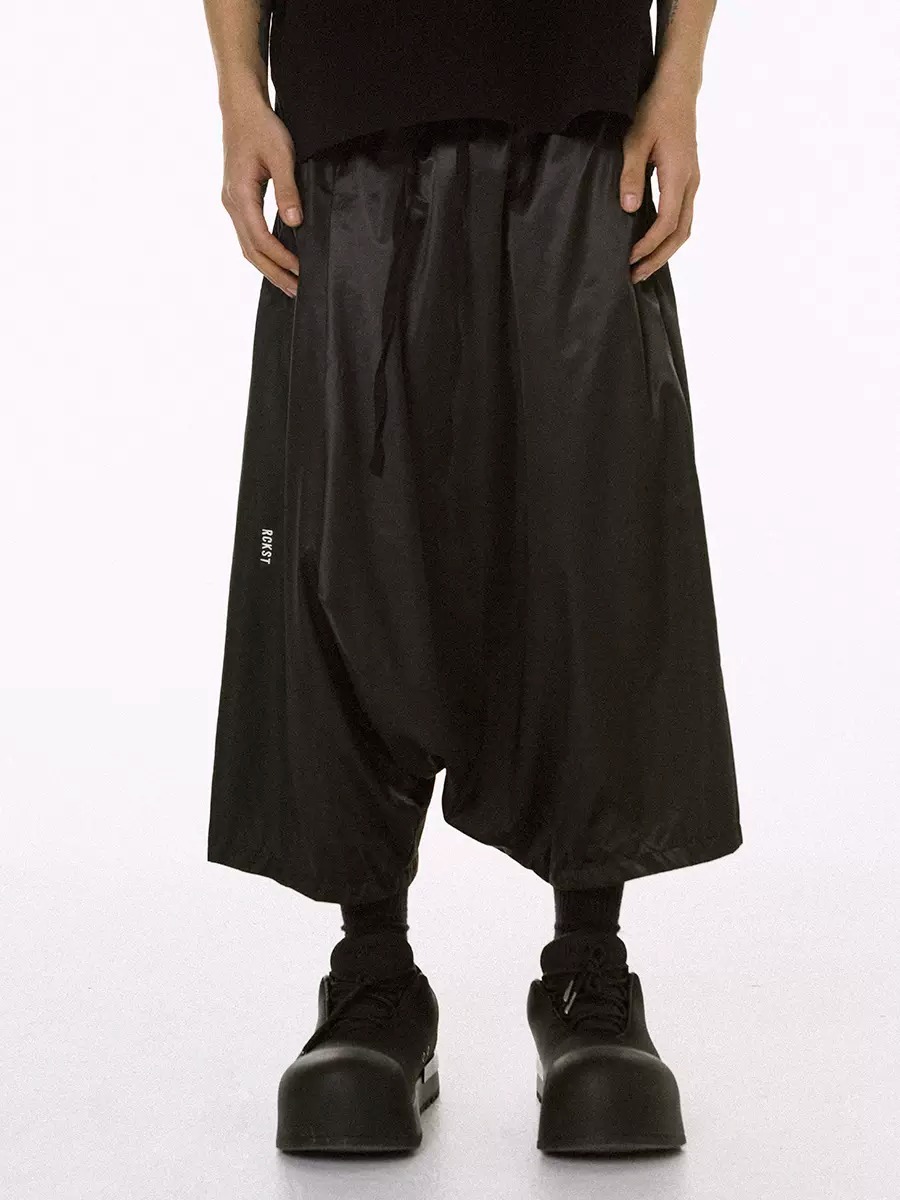 ROCKSTA 寬鬆低檔 六分 抽繩 哈倫褲