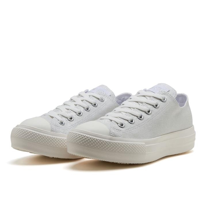 Converse AS Light Plts Shinycanvas OX 日本限定 白銀 帆布鞋 31312851