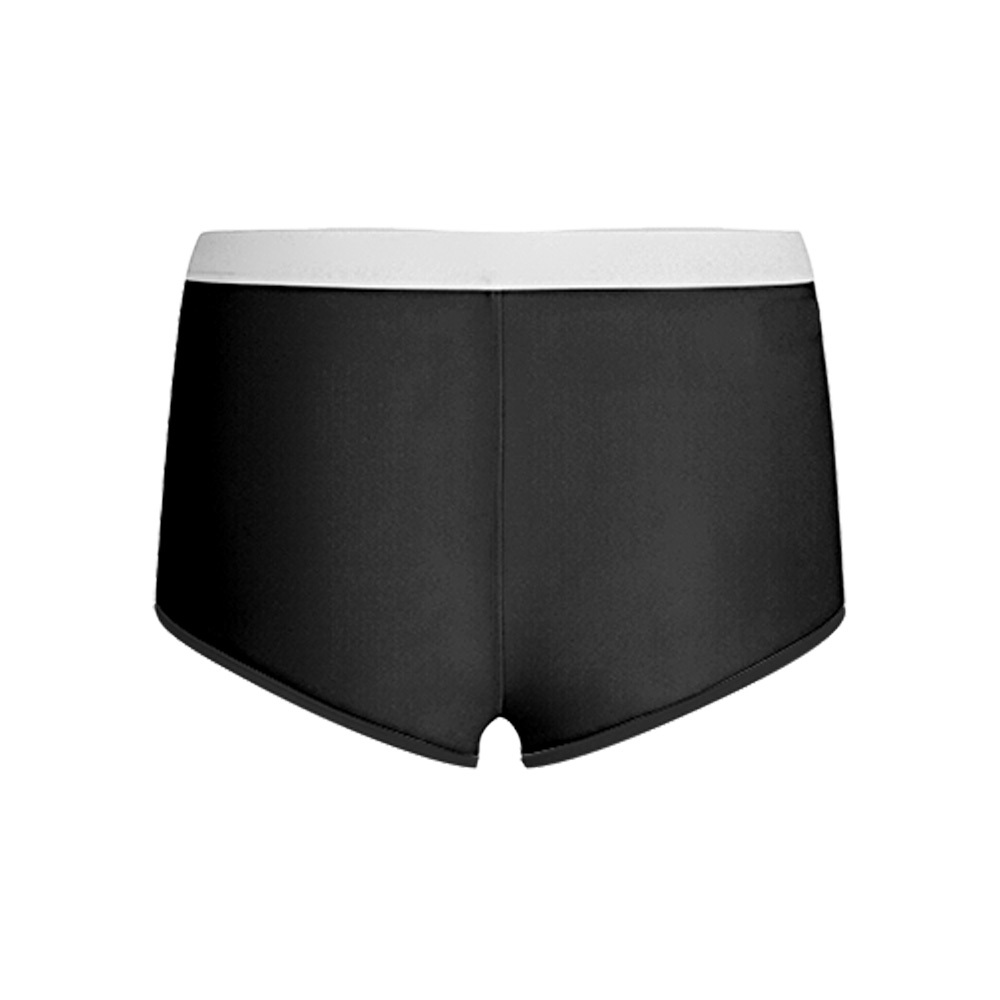 女士 Sea Dive 小平腳泳褲 - 黑/白