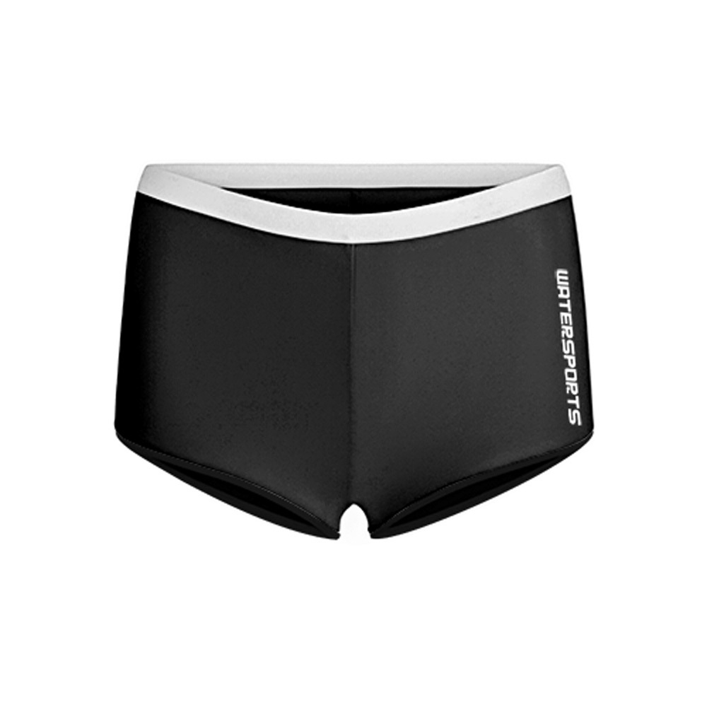 女士 Sea Dive 小平腳泳褲 - 黑/白