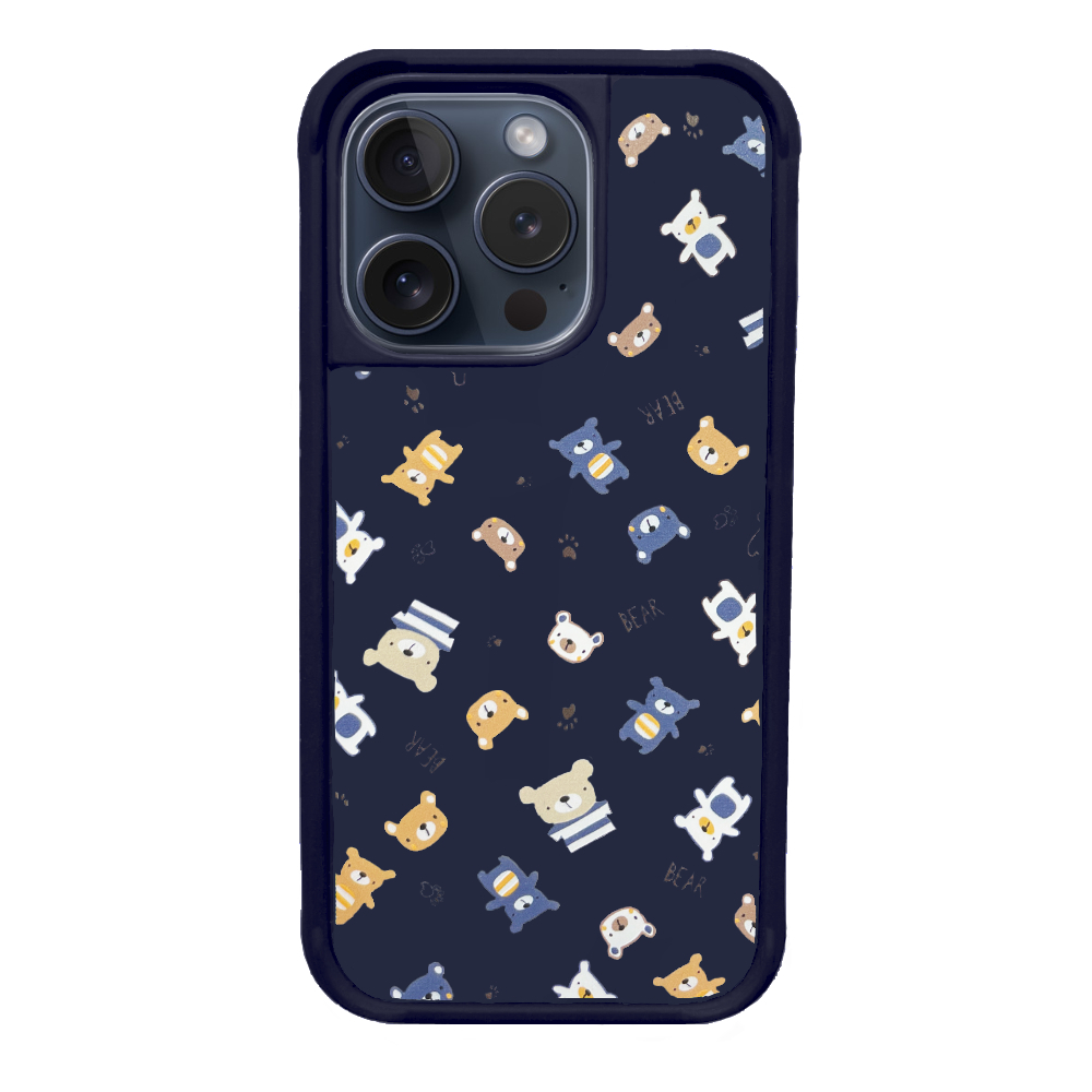 MagSafe 感應式卡槽防摔殼_For iPhone（小熊）