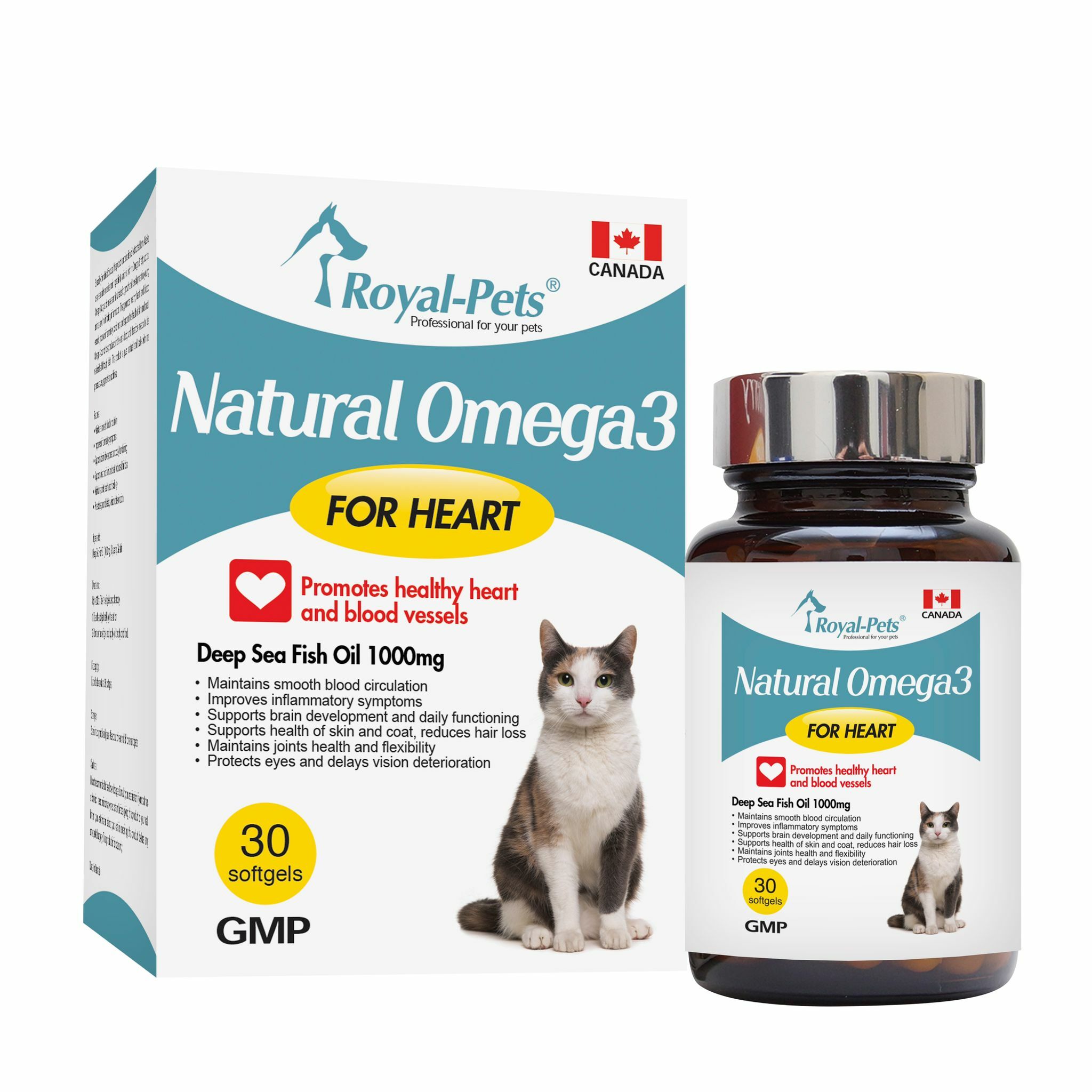 Royal-Pets Natural Omega 3 for cats 30 softgels