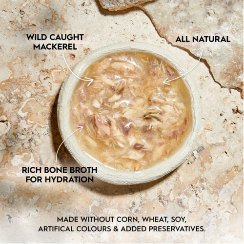 Trilogy奇境 - 野生鯖魚無穀物肉絲主食罐 85g