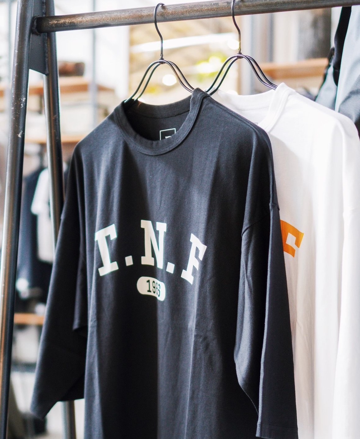 日本 TNF logo 3/4 TEE 短袖