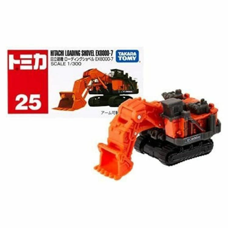 [玩具系列] TOMICA 日立挖土機EX8000-6