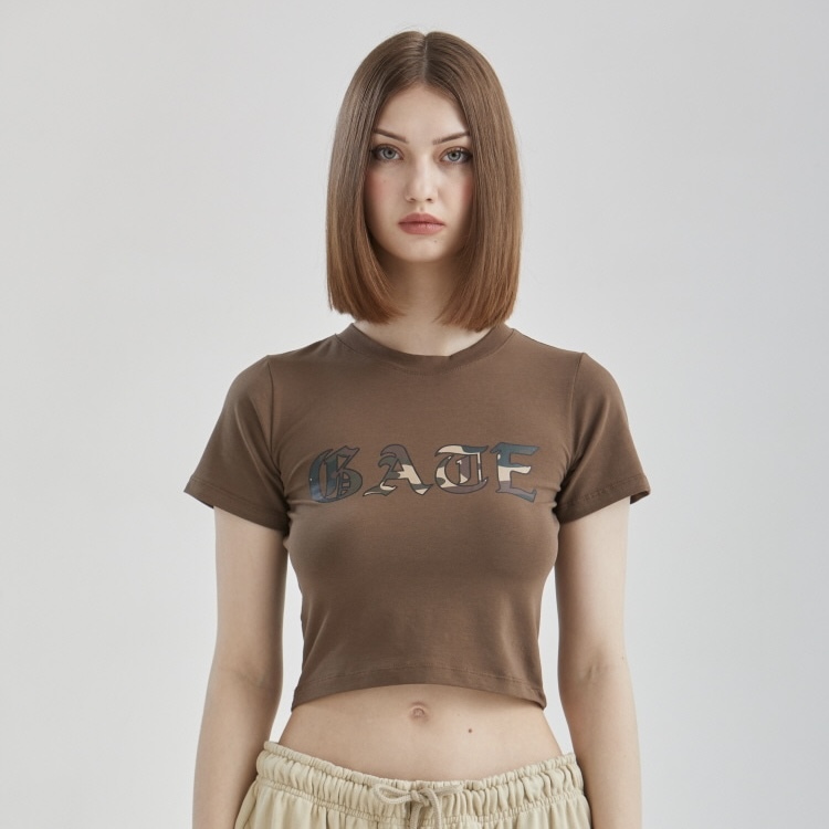 [GATELESS] MILI CROPPED T-SHIRT