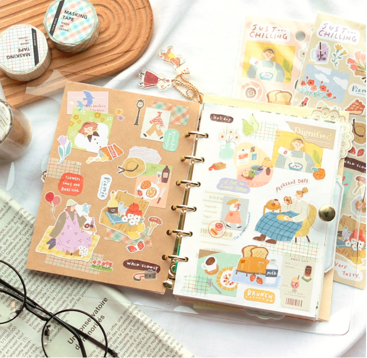 JUST CHILLING 放鬆生活系列 手帳貼紙 ｜日本Mind Wave