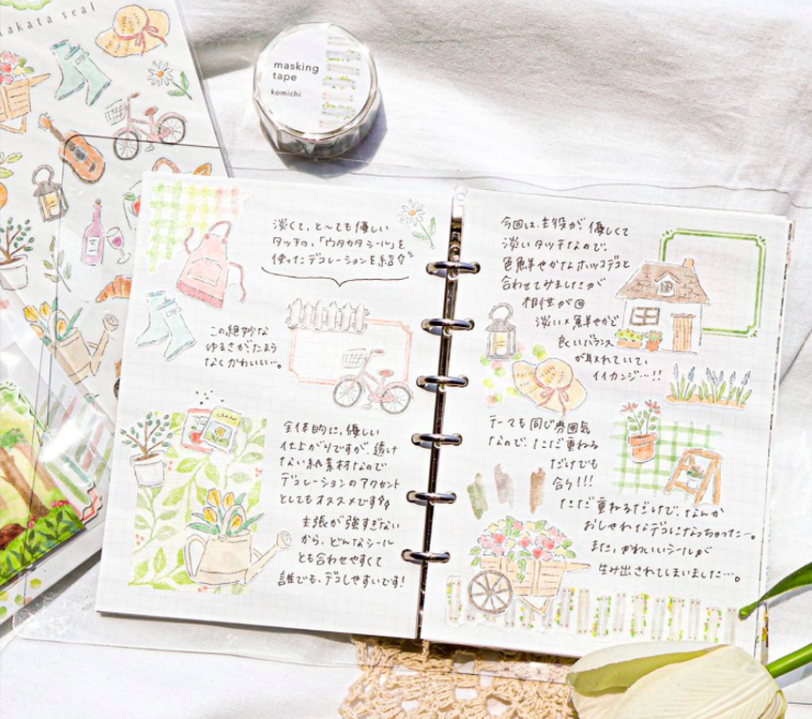 utakata 柔和氛圍 手帳貼紙 ｜日本Mind Wave