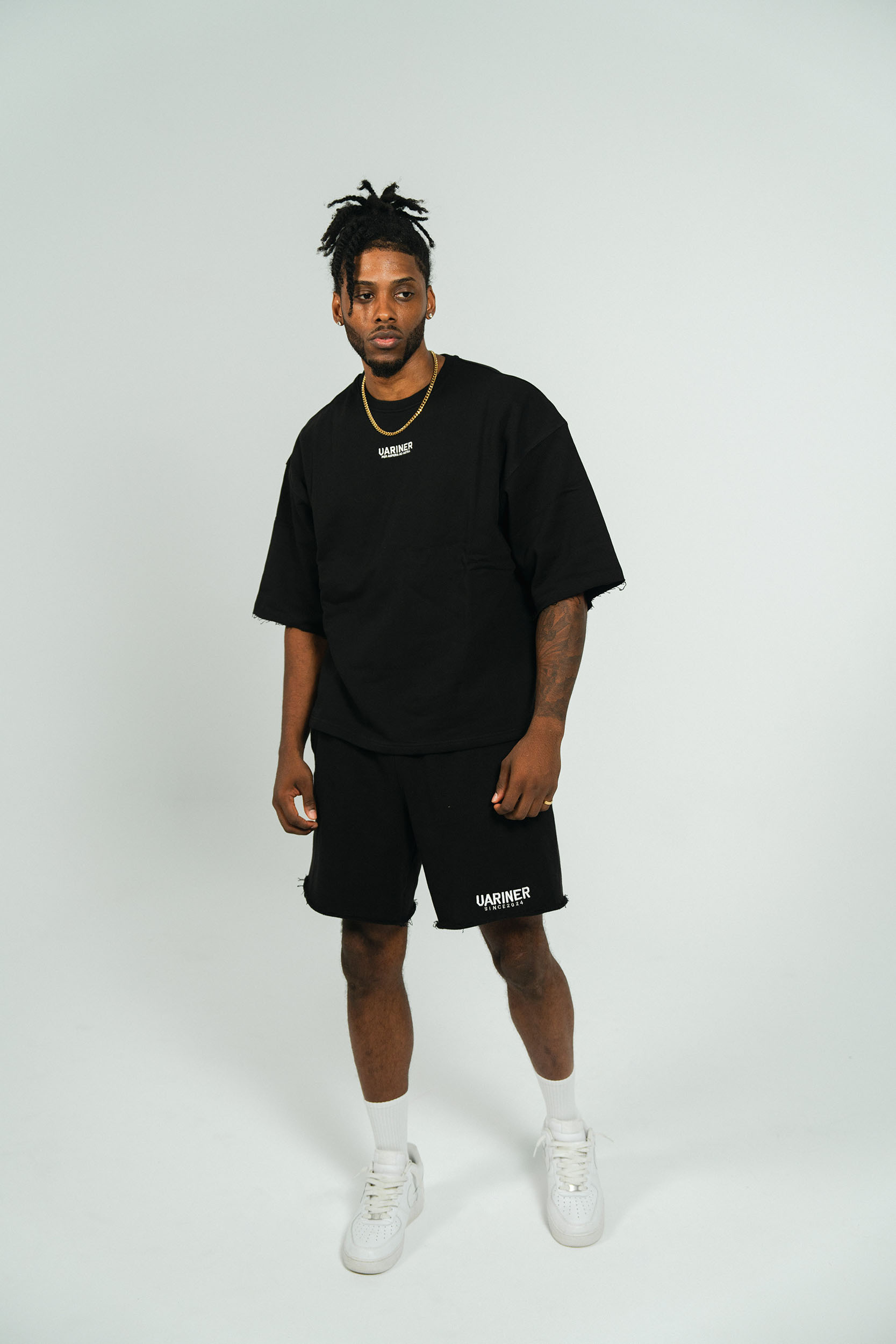 Rew-edged重磅寬版上衣