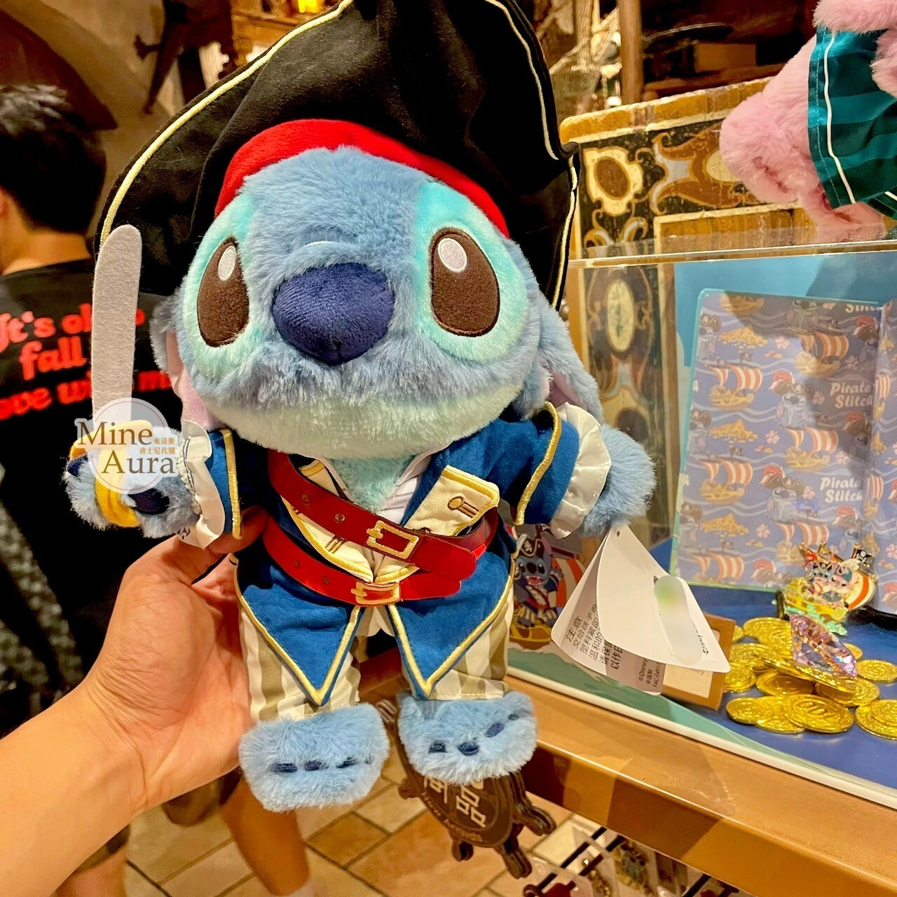 海盜系列 史迪奇 Stitch 安琪拉 Angel 娃娃 玩偶 星際寶貝 Lilo & Stitch -上海迪士尼樂園