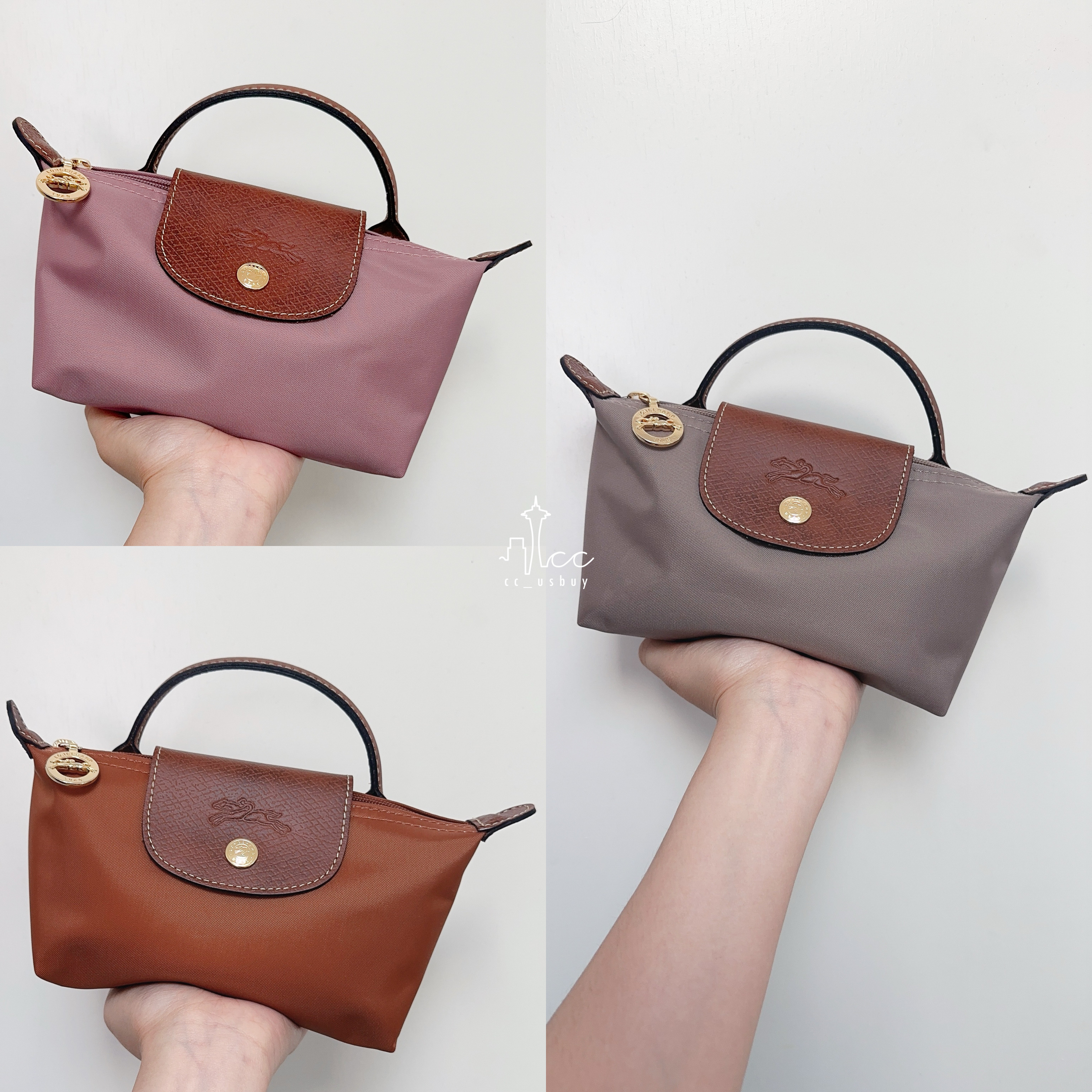 ［美國現貨］Longchamp Le Pliage Original Pouch with Handle