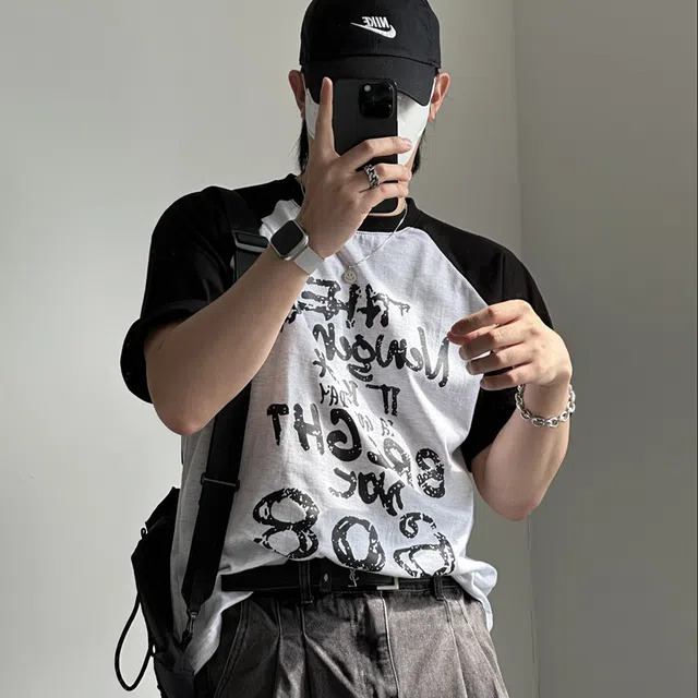 納格蘭落肩短袖T恤