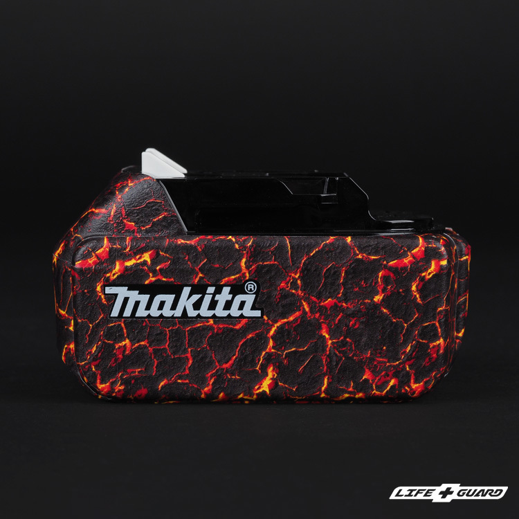 LIFE+GUARD  Makita BL1860B 電池貼膜展示圖