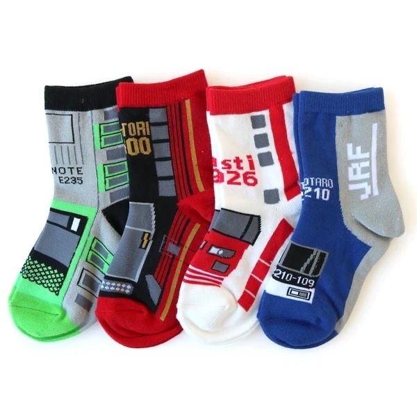 JR 鉄道火車童裝長襪 （抗菌 / 防臭） 15-20cm