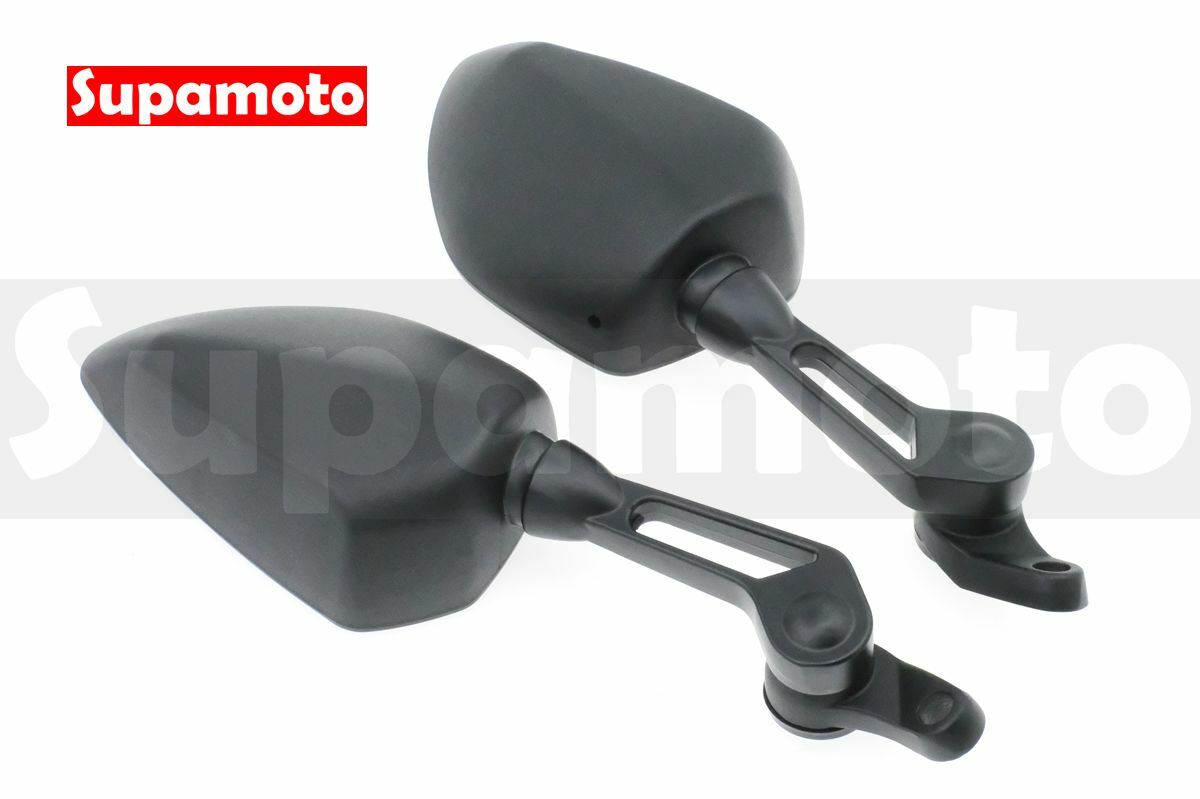 -Supamoto- M177 後照鏡 鋁合金 後視鏡 通用 改裝 防眩 消光黑 裸把 重車 檔車 CB350